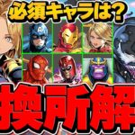 MARVELコラボ交換所解説！”人権最強キャラ8体”を絶対に確保しよう！知らないと損！迷ってる人必見！【パズドラ】