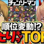 チェンソーマン最強キャラランキングTOP9！最終評価Ver！所持者勝ち組です！【パズドラ】