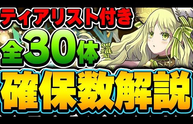 当たりキャラがわかる！クリスマスイベントの当たりキャラティアリストと確保数解説！！【パズドラ実況】
