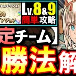【固定チーム】最も楽な立ち回りがこちら!!1月のクエスト チャレンジLv8 Lv9攻略法を徹底解説!!魔法石を17個GETしよう!!【パズドラ】