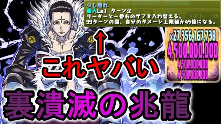 【135億ループ】クロロの強化が変身キャラの常識を変えてる件について　裏潰滅の兆龍【パズドラ】