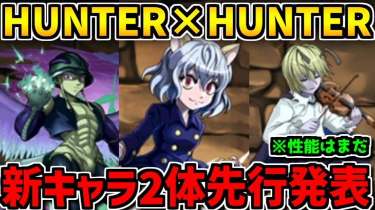 HUNTER×HUNTERコラボ復活決定！新キャラ2体が先行確定！神コラボの期待大！！【パズドラ】