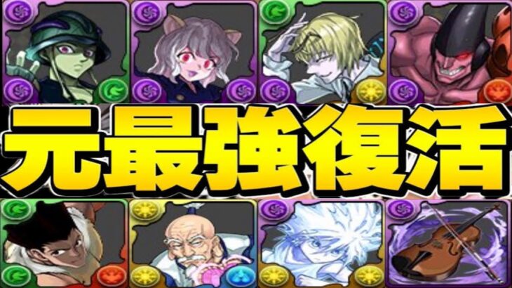 史上最高倍率⁈ メルエム＆ゴン完全復活！既存も新規もぶっ壊れ！ハンターハンターコラボがヤバすぎる【パズドラ】