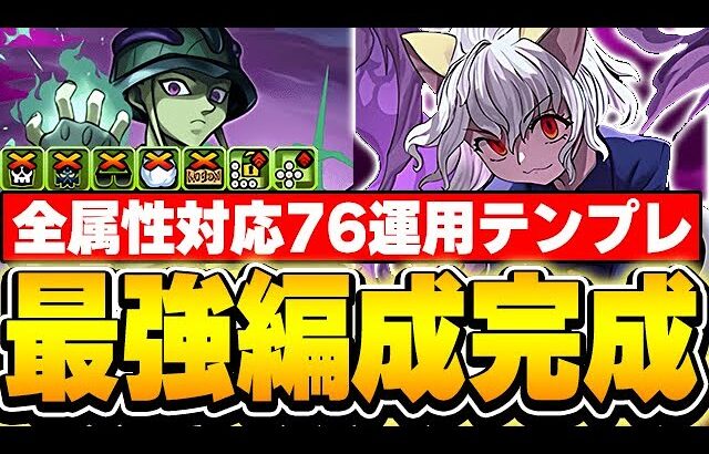これ組めたら最強！！メルエムとピトー合わせたら強いらしいので組んだらとんでもない編成になった！！【ハンターハンターコラボ】【裏億兆】【パズドラ実況】