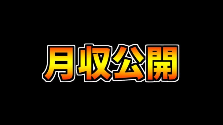 ネタ切れなので、先月の収益をガチで公開します【パズドラ】