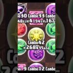 絶望の毒海 vs 4兆倍回復力 #パズドラ