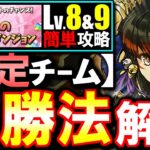 【固定チーム】最も楽な立ち回りがこちら!!4月のクエスト チャレンジLv8 Lv9攻略法を徹底解説!!魔法石を17個GETしよう!!【パズドラ】