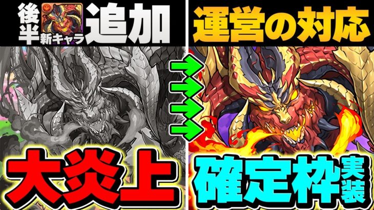 ガチャ新キャラ追加で大炎上→運営の対応が〇〇でした。みんなはどう思う？【パズドラ】