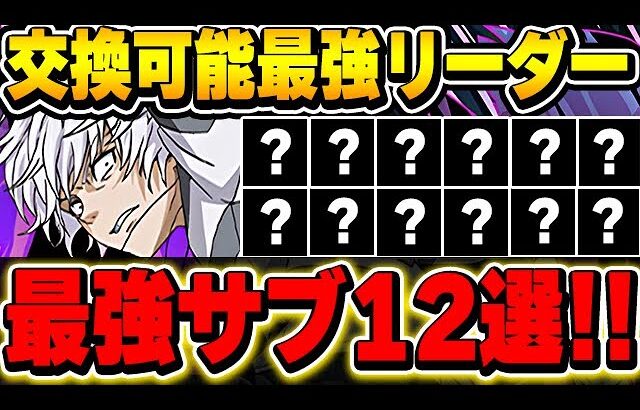 これ持ってたら最強！！環境リーダーとして今強いアクセラレータの最強サブを12体厳選して紹介！！【電撃文庫コラボ】【パズドラ実況】