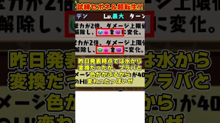 【パズドラ】上限60億＆リジェネループのペルセポネ!!久々過ぎる超転生イザナギ!!最新進化やばすぎる!!! #shorts #パズドラ #ドラゴン縛り【ゆっくり実況】