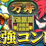 【相性抜群】指28秒！確定生成ループ！ゼルクレアンジーが最強すぎた新万寿【パズドラ】