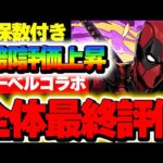 あの最強キャラは確保できた？マーベルコラボ全40体の最終評価！！【パズドラ実況】