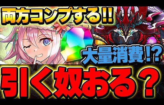 絶対引くな！！クリスマス新キャラと新フェス限のエニグマの両方を追ってガチャを引く！！【パズドラ実況】