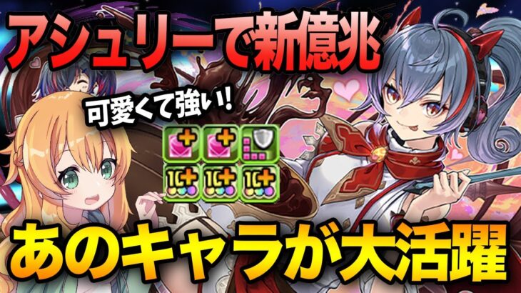 【パズドラ】バレンタインアシュリーで新億兆を攻略！あのガンコラキャラとも相性抜群で強い！！