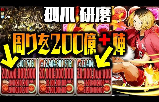 【孤爪 研磨】周り200億にするバケモンWWWWWWWW 【ハイキューコラボ】【ダックス】【パズドラ実況】