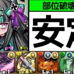 【裏十億】部位破壊8個の百式テミスPTで快速安定周回！モリりん、ワルりんのカード集めに【パズドラ】