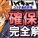 【最終考察】最レア交換に誰を使う？ハイキューコラボガチャ 全28体の確保数目安を徹底解説!!【パズドラ】