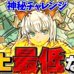 【炎上】神秘チャレンジがゴミ過ぎる件について、正直に本音を話します！！！！【パズドラ】