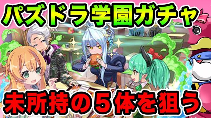 パズドラ学園ガチャ開催！未所持&新キャラを狙って引いた結果は…！？【パズドラ】