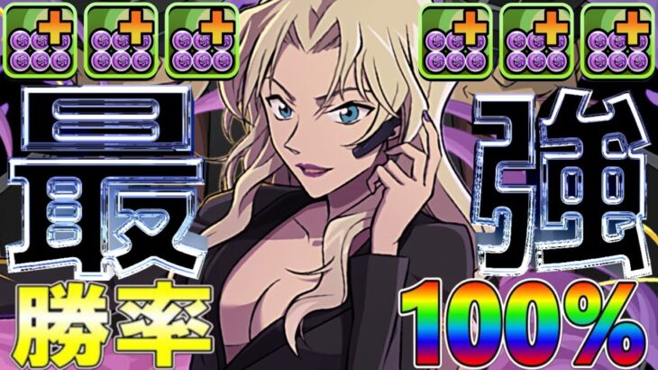 【誰でも勝てる】ベルモット•ウォッカループがぶっ壊れすぎた新極悪【パズドラ】