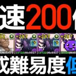 【12億コロシアム】1周100億の闇無効パ解説！編成難易度低めでも22分安定！既存のランク上げ編成全部死にました【パズドラ】