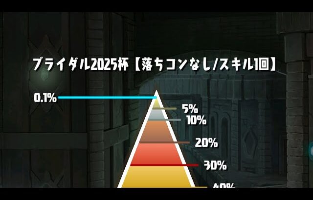 【パズドラ】ランダン ブライダル2025杯 207240点(初日0.1%)