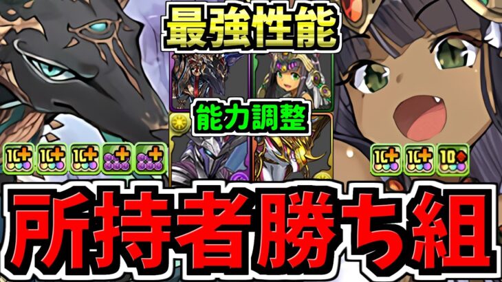 【所持者ラッキー】最強性能になった既存キャラ4体！最強リーダーだったキャラ達が超強化！パズドラ最新情報解説【パズドラ】