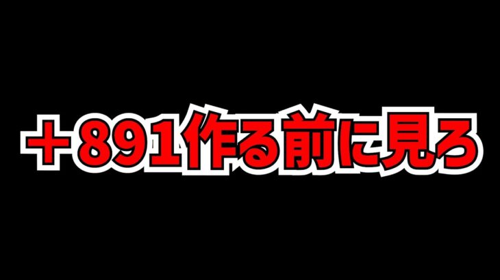 【警告】+891を作る人は、絶対にこの動画を見て！育成枠は無理やりにでも増やせ！知らないと損！【パズドラ】