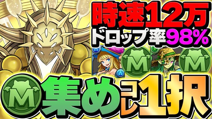 【時速12万MP】モンポ集めは今やろう！上級周回編成紹介！釣リットイベも対応！夏休みイベント【パズドラ】