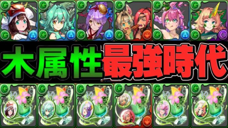 【ぶっ壊れ】2tで無効貫通4色陣⁈ 草属性最強時代到来⁈ 夏休み新キャラ6体がヤバすぎる⁈【パズドラ】