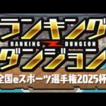 【クリア用】ランキングダンジョン全国eスポーツ選手権2025杯【パズル&ドラゴンズ/#パズドラ】