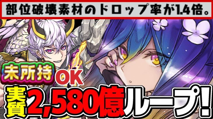 環境最強→環境最強に！部位破壊が可能になったバイオレットがヤバすぎる【パズドラ】