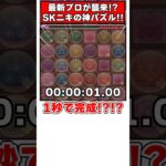 【パズドラ】最新プロ＆ランダンの王者SKニキの神パズルがすごすぎる!! #shorts #パズドラ #ドラゴン縛り【ゆっくり実況】