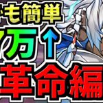 【大革命】ランダン！誰でも”ずらし,固定パズル”で王冠余裕！27.3万点↑青オーディン編成！5000日記念杯【パズドラ】