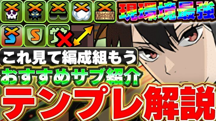 【環境最強】自身のBOXで最強テンプレを組もう！！亜白ミナのテンプレ編成＆おすすめサブ解説！！【パズドラ実況】【怪獣8号コラボ】＃パズドラ ＃怪獣８号
