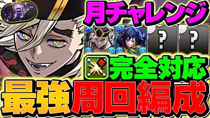 【環境1位】童磨で月チャレンジ破壊！理想編成が最強！全耐性&全部位破壊で快適周回！【パズドラ】