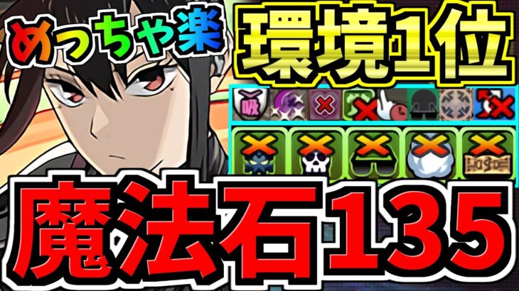 【魔法石135個】めっちゃ楽!11月クエスト!環境1位ミナ編成!11月のクエストダンジョン!楽々10分!代用・立ち回り解説!Lv.8,9,10/怪獣8号コラボ【パズドラ】