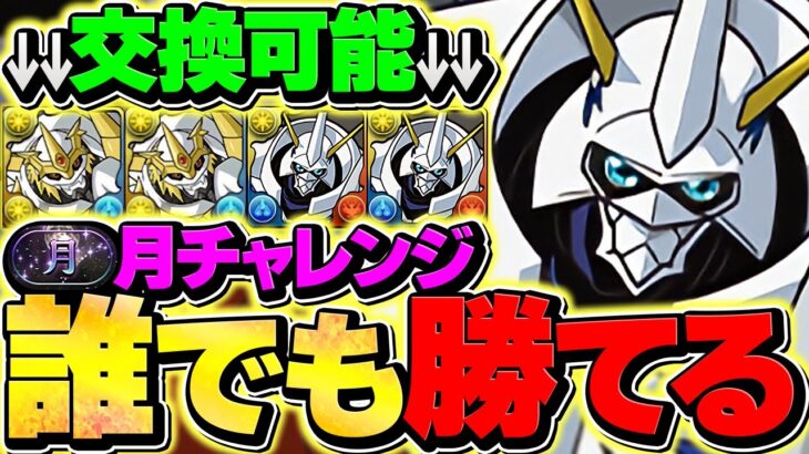 オメガモン×インドラPMループで月チャレンジ攻略！青天井LS×超火力で敵を破壊してみた！【パズドラ】